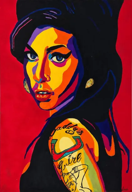 Amy - Canvas print