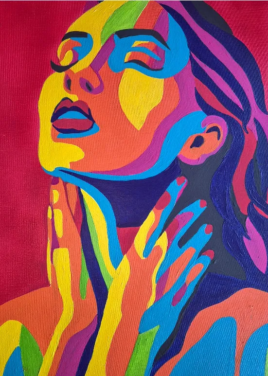The lover - Canvas print
